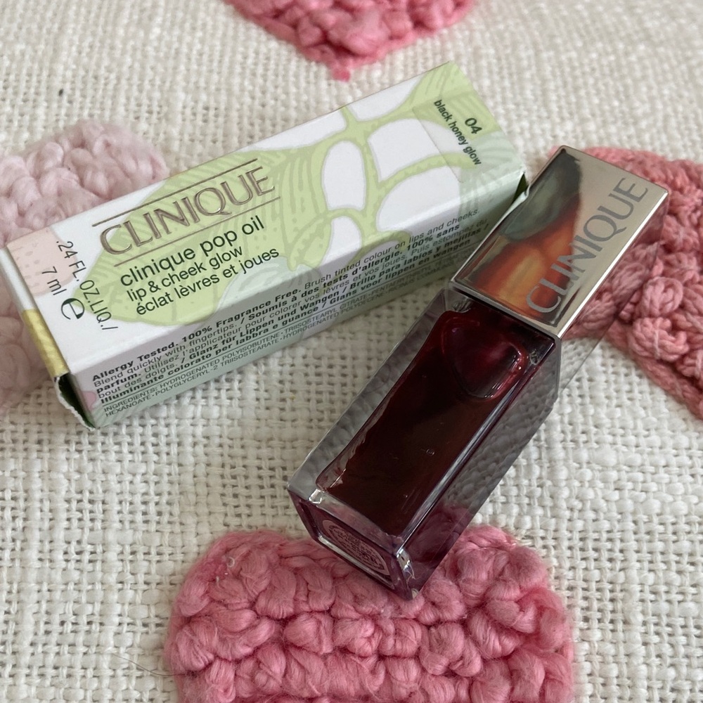 🆕 Clinique Pop Oil Lip & Cheek Glow — Black Honey Glow